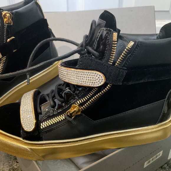 Giuseppe Zanotti Swarovski Crystal Straps Sneakers - Picture 2 of 7